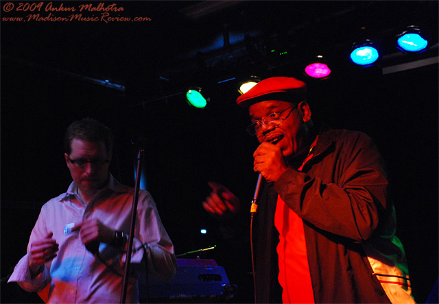 Barrelhouse Chuck, Joe NOsek, AJ Love at the Frequency - photo by Ankur Malhotra