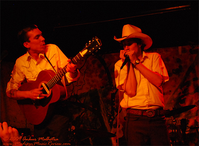 Justin Townes Earle, live at High Noon Saloon April 16 2009, Madison - photo by Ankur Malhotra