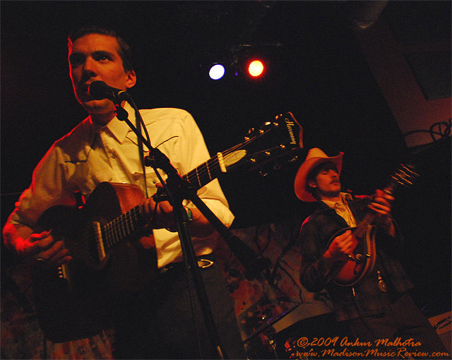 Justin Townes Earle, live at High Noon Saloon April 16 2009, Madison - photo by Ankur Malhotra