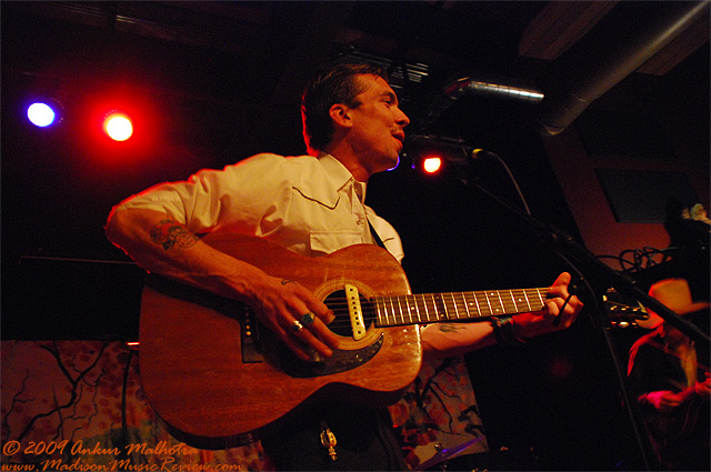 Justin Townes Earle, live at High Noon Saloon April 16 2009, Madison - photo by Ankur Malhotra