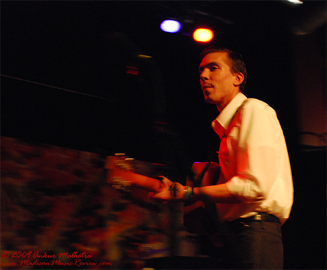 Justin Townes Earle, live at High Noon Saloon April 16 2009, Madison - photo by Ankur Malhotra