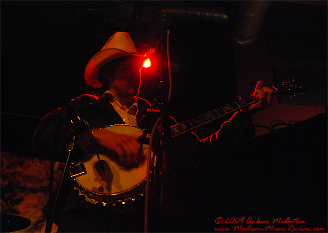 Justin Townes Earle, live at High Noon Saloon April 16 2009, Madison - photo by Ankur Malhotra