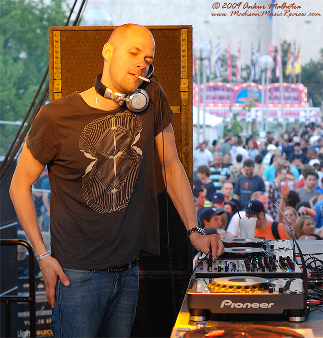 Adam Beyer, May 23, 2009. Movement 2009 - photo by Ankur Malhotra