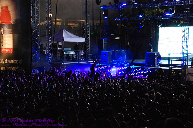 Derrick May at the Vitamin Water Main Stage - photo by Ankur Malhotra