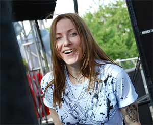 Ellen Allien at the Beatport Stage - Movement 2009, photo by Ankur Malhotra