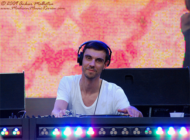 Steve Bug, May 23, 2009. Movement 2009 - photo by Ankur Malhotra