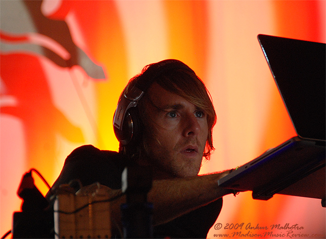 Richie Hawtin, Live at Summerfest Milwaukee,  July 2, 2009 - photo by Ankur Malhotra