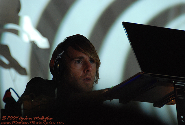 Richie Hawtin, Live at Summerfest Milwaukee,  July 2, 2009 - photo by Ankur Malhotra